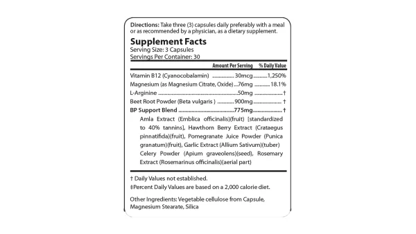 Doctor's Blend - Cardio-911 - Beets Plus - 90 Capsules - Image 2