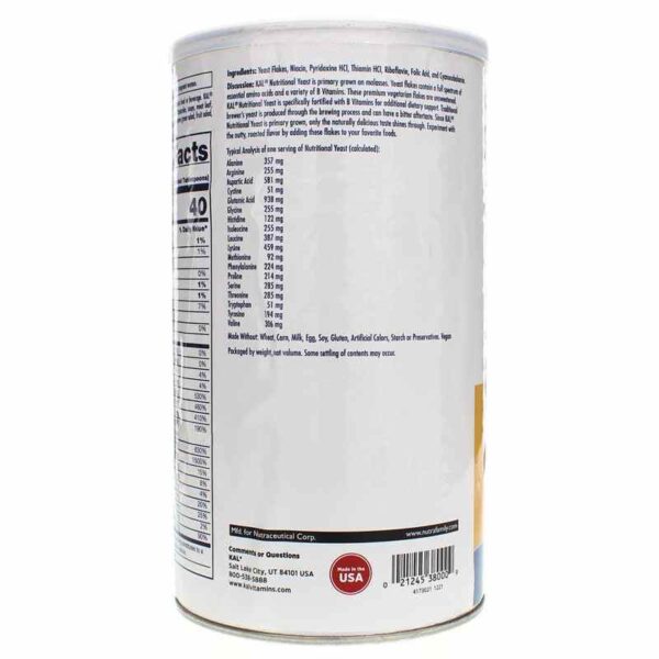 Kal - Nutritional Yeast Flakes, Fortified - 12oz - Image 3